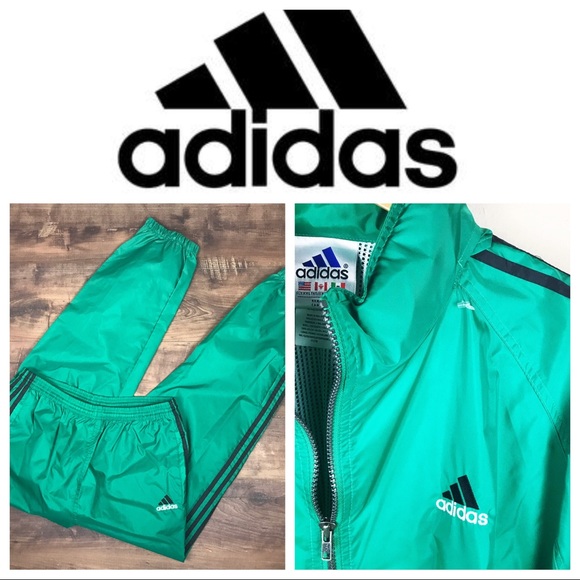 green adidas mens tracksuit